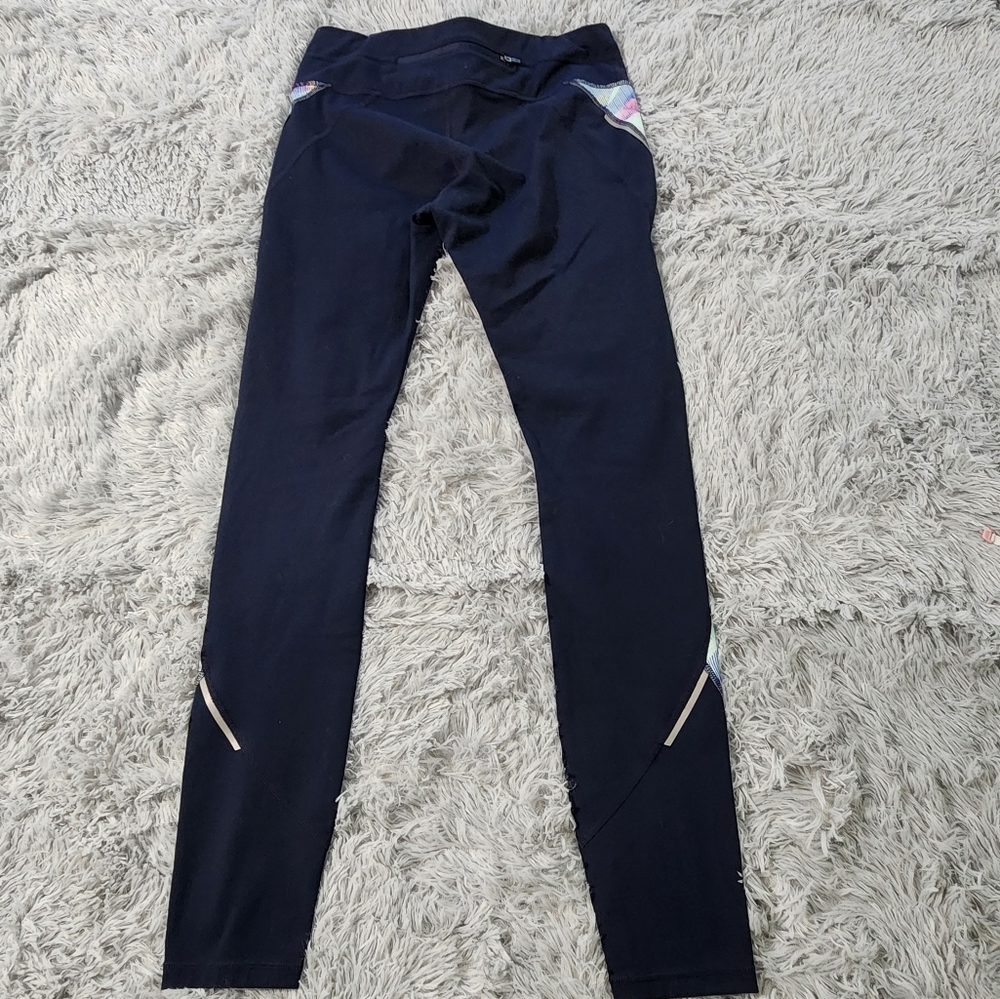 Athleta Blue And Multicolor Pattern Back Pocket L… - image 2